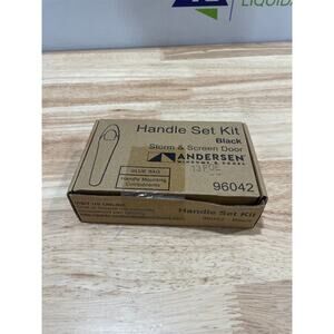 Andersen Handle Set Kit for Storm & Screen Door 96042 Black Open Box NEW